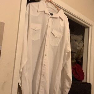 Wrangler pearl snap long sleeve shirt